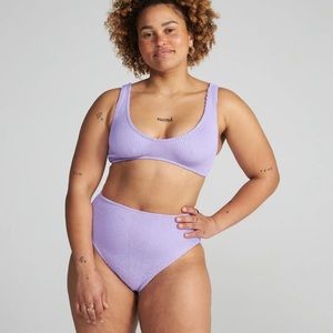 Youswim Eva High Waist Two-Piece Swim Suit